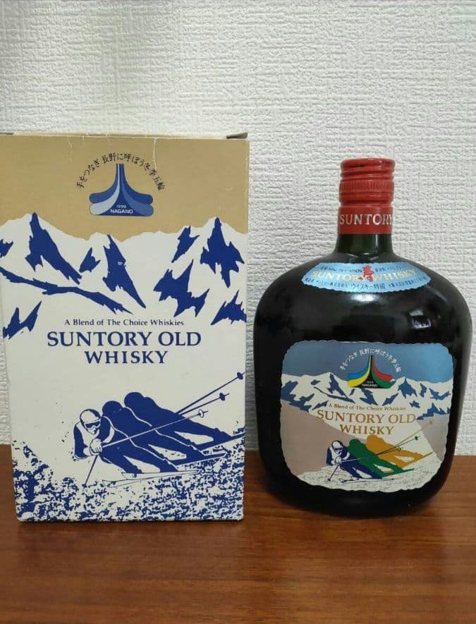 未開栓 サントリーオールドウイスキー 寿 特級1998年オリンピック開催記念