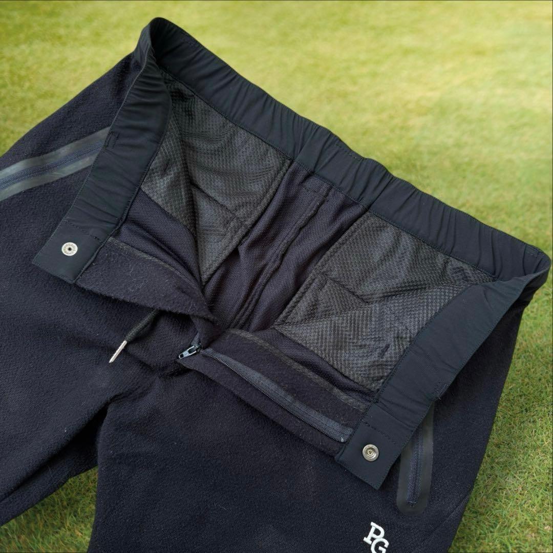 冬春　起毛　パーリーゲイツ　ジョガーパンツ　M〜L相当　紺　ネイビー　黒　4