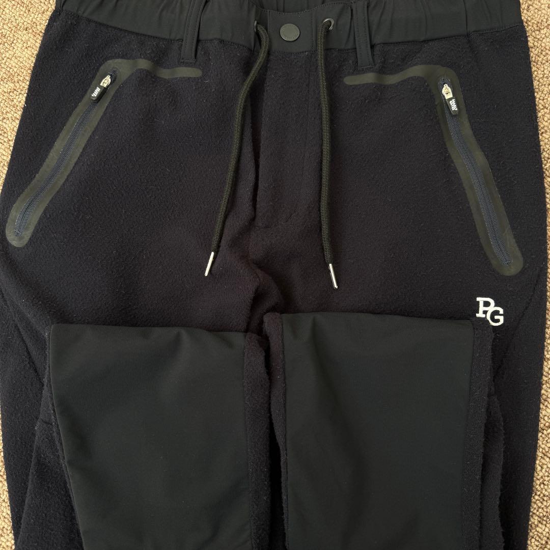 冬春　起毛　パーリーゲイツ　ジョガーパンツ　M〜L相当　紺　ネイビー　黒　4