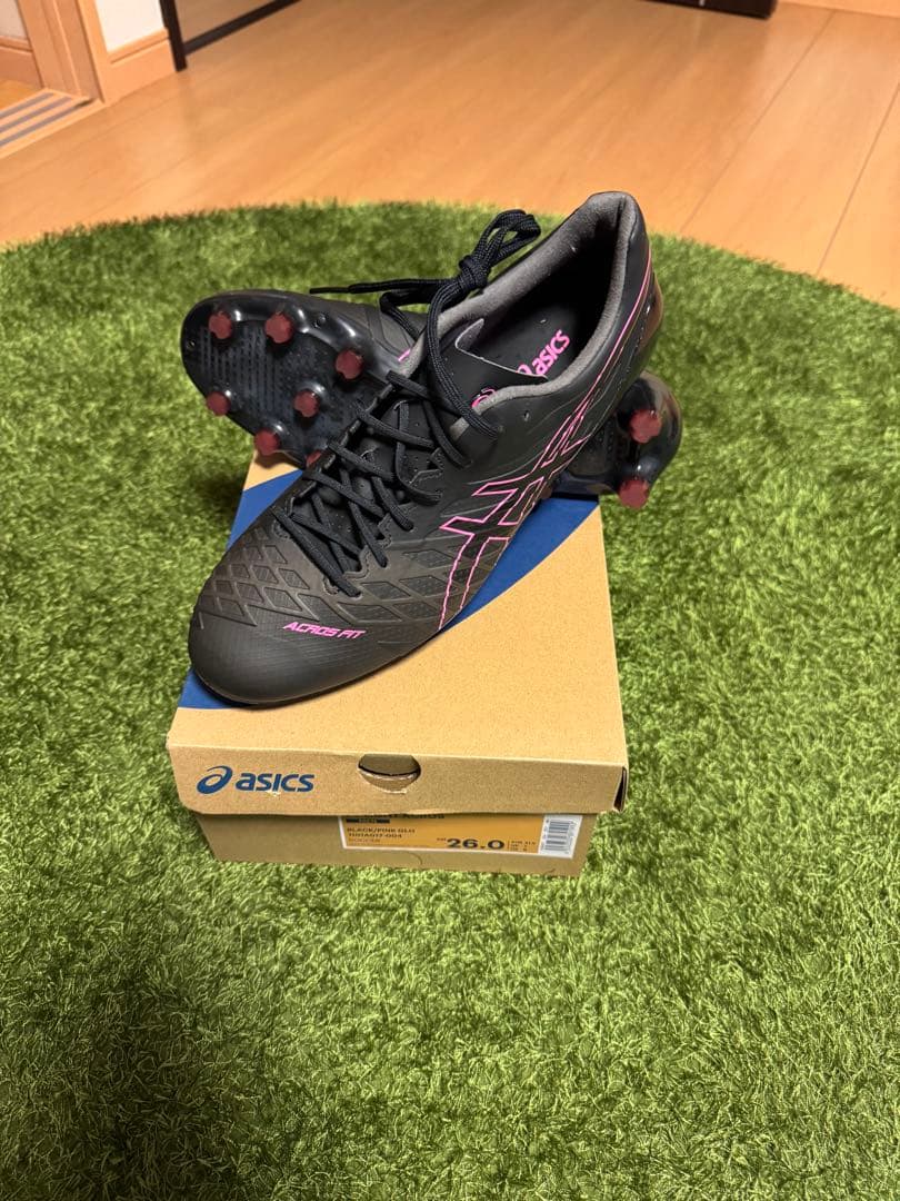 asics DS LIGHT ACROS 26.0cm ブラック/ピンク