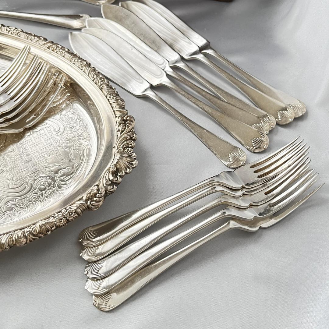 【Henry Wilkinson & Co】カトラリーセット 23本サーバー2本