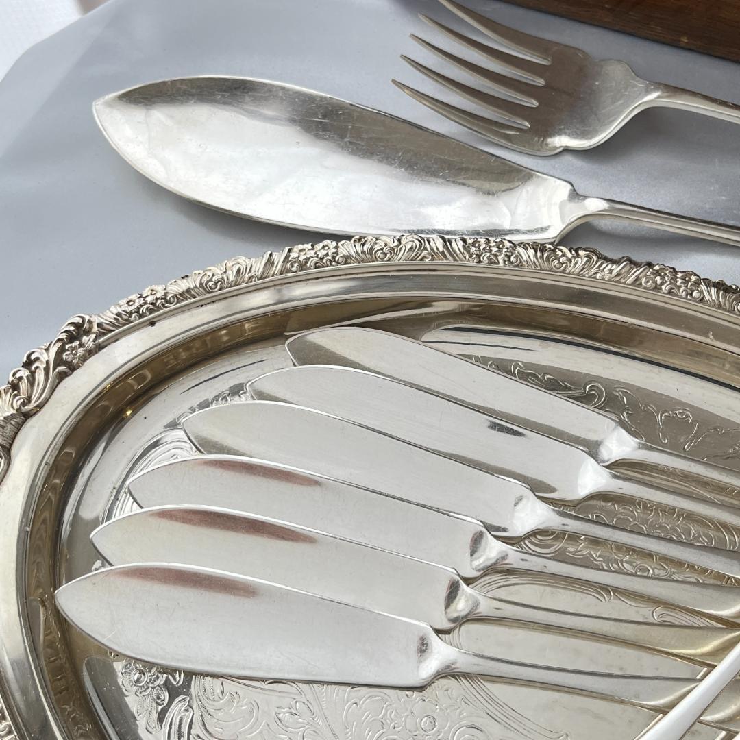 【Henry Wilkinson & Co】カトラリーセット 23本サーバー2本