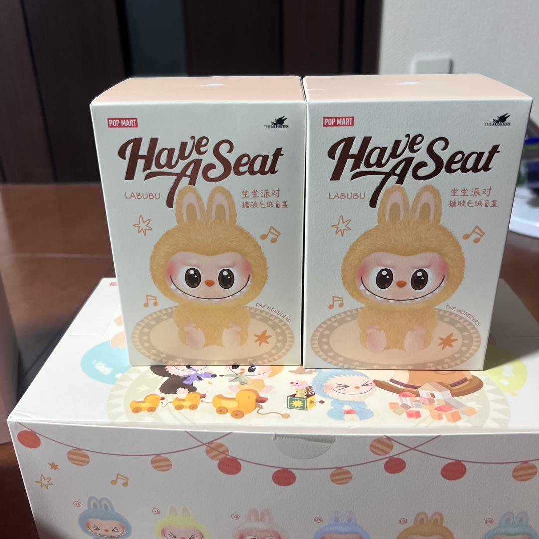 Have A Seat LABUBU ぬいぐるみ 2体セット