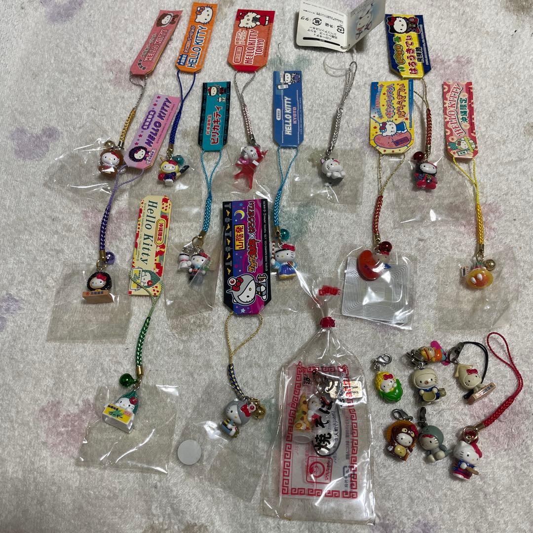 ハローキティ ご当地キティ 根付ストラップ ファスナーマスコット