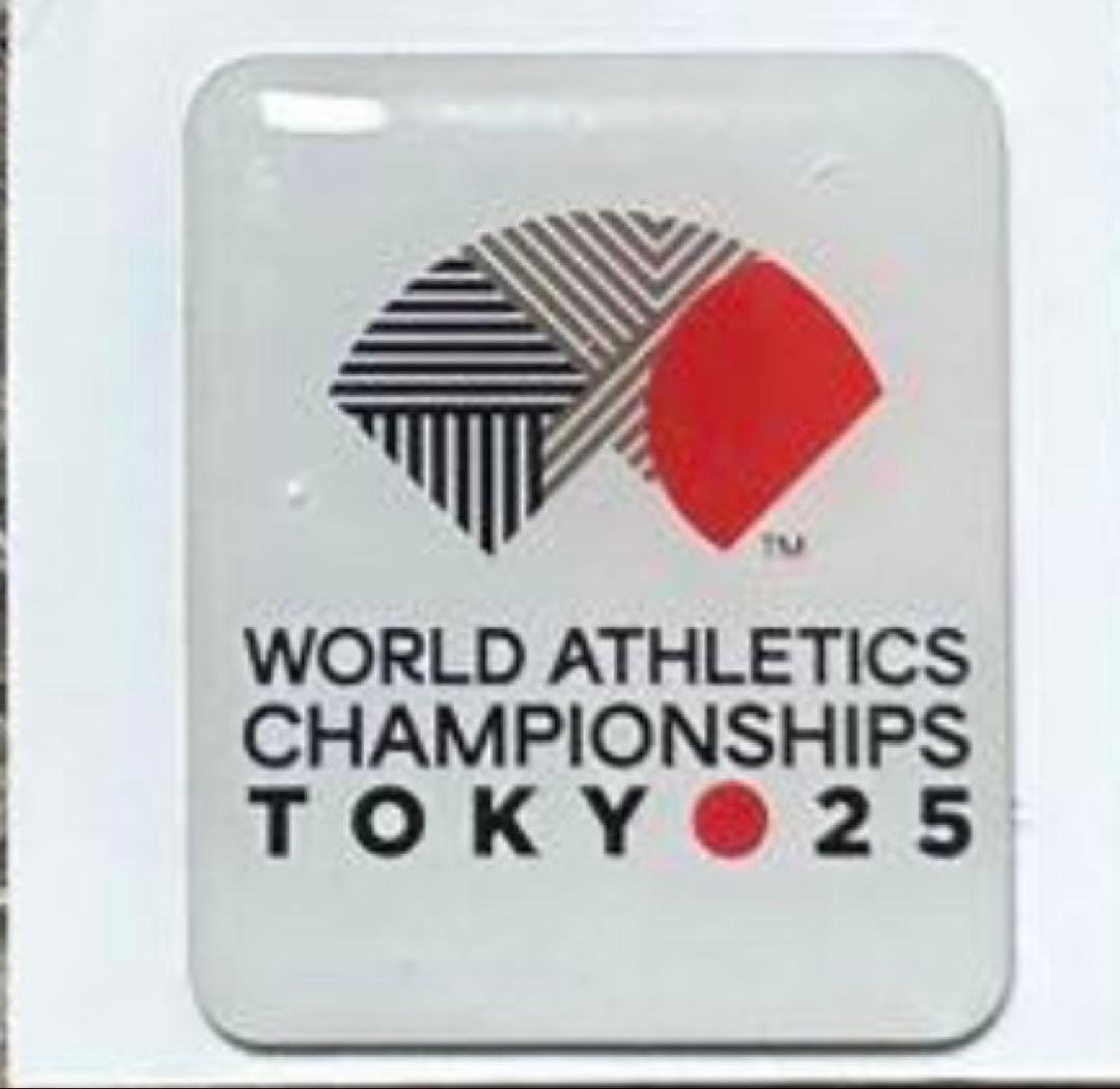 2025世界陸上ロゴ入りASICS バックパック 非売品※ピンバッジおまけ付