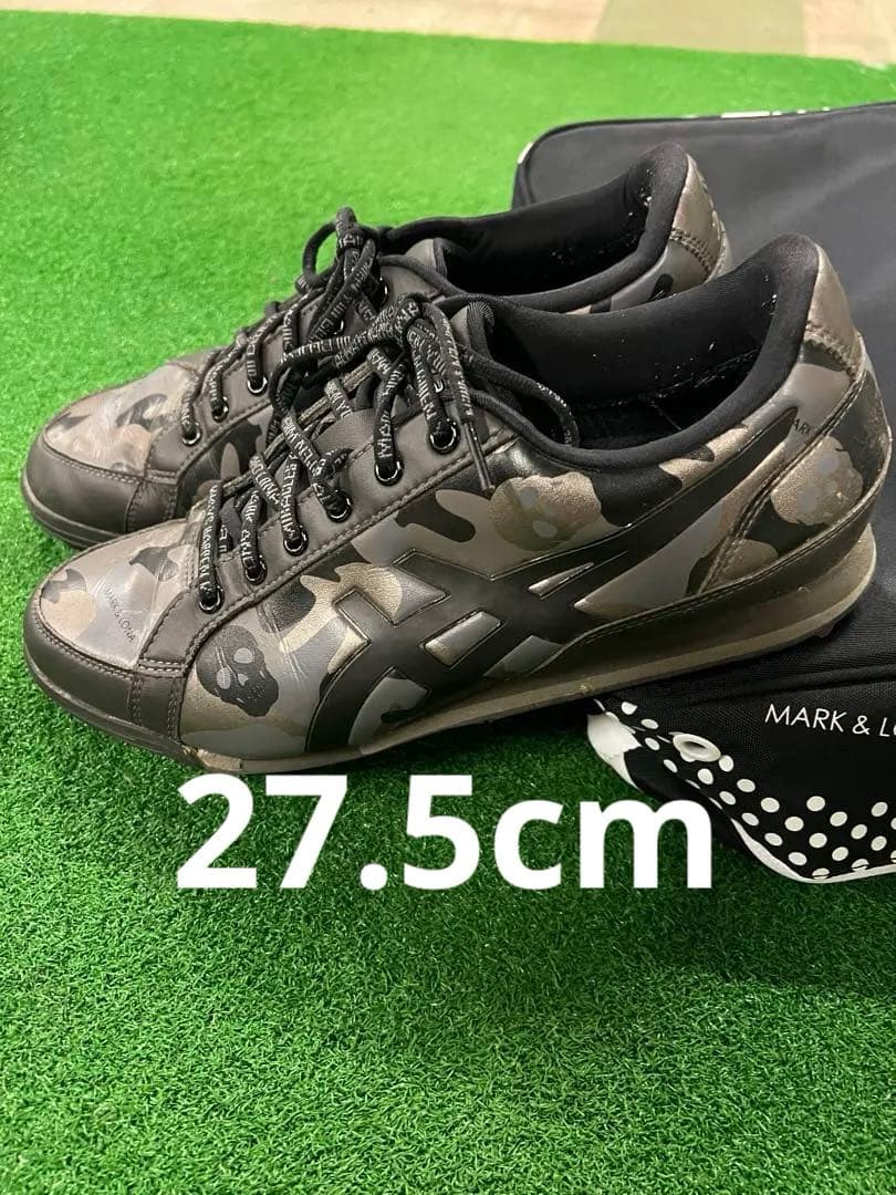 [希少] 27.5cm MARK & LONA×アシックスコラボ ゴルフシューズ