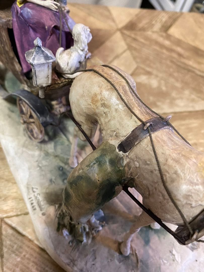 Lo Scricciolo イタリア製　T.Moretto 磁器人形　オブジェ