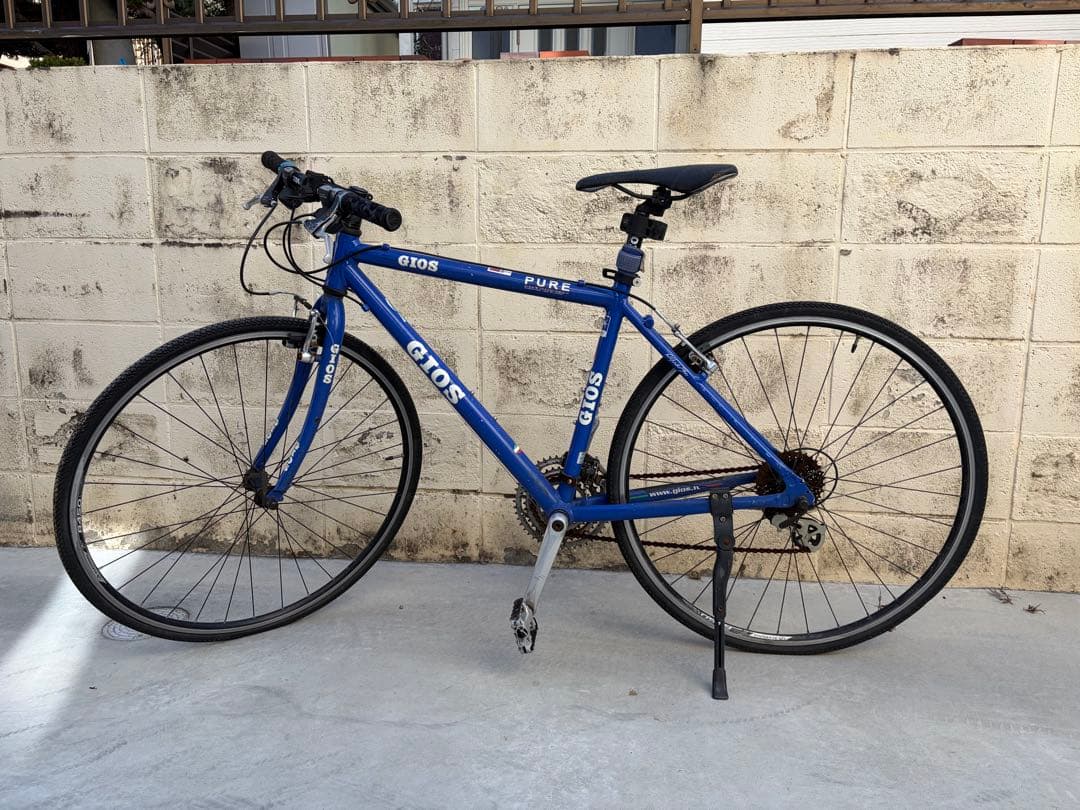 GIOS PURE FLAT ジオスブルー／フレーム490／要メンテ・現状渡し