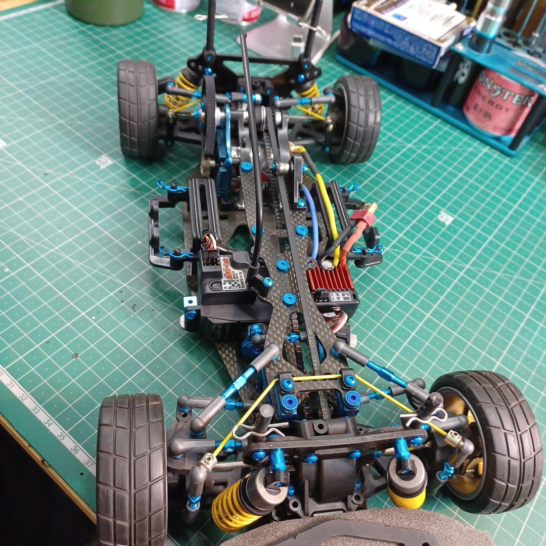 C*M様 タミヤ ラジコンTA04PRO O/H済み35GT-Rボディ,メカ新品