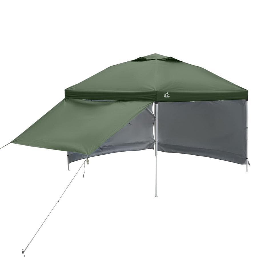 テント タープ 3m UV サイドシートセット 横幕付き セット ワンタッチ