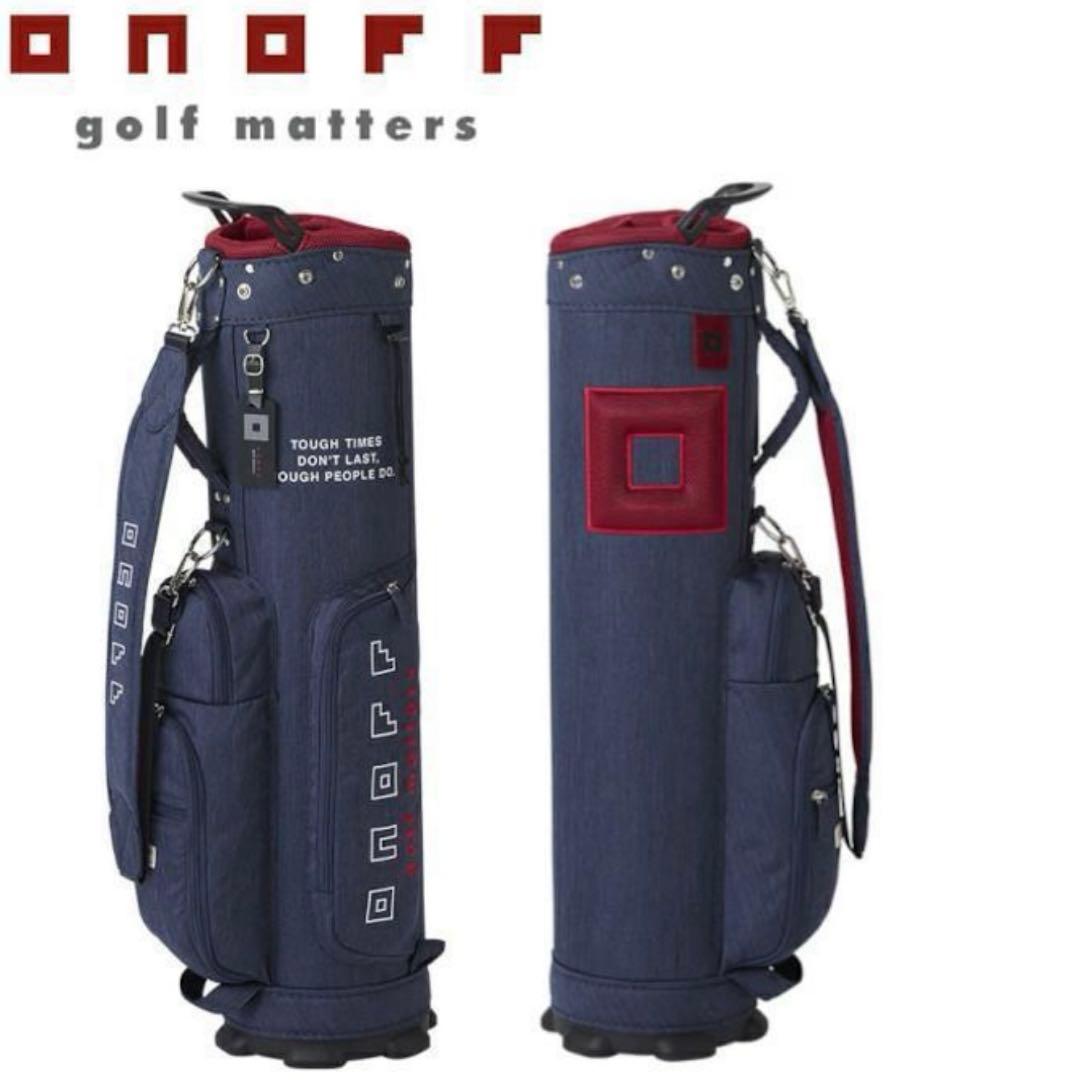 ONOFF オノフ 軽量キャディバッグ OB1425 ネイビー 7型