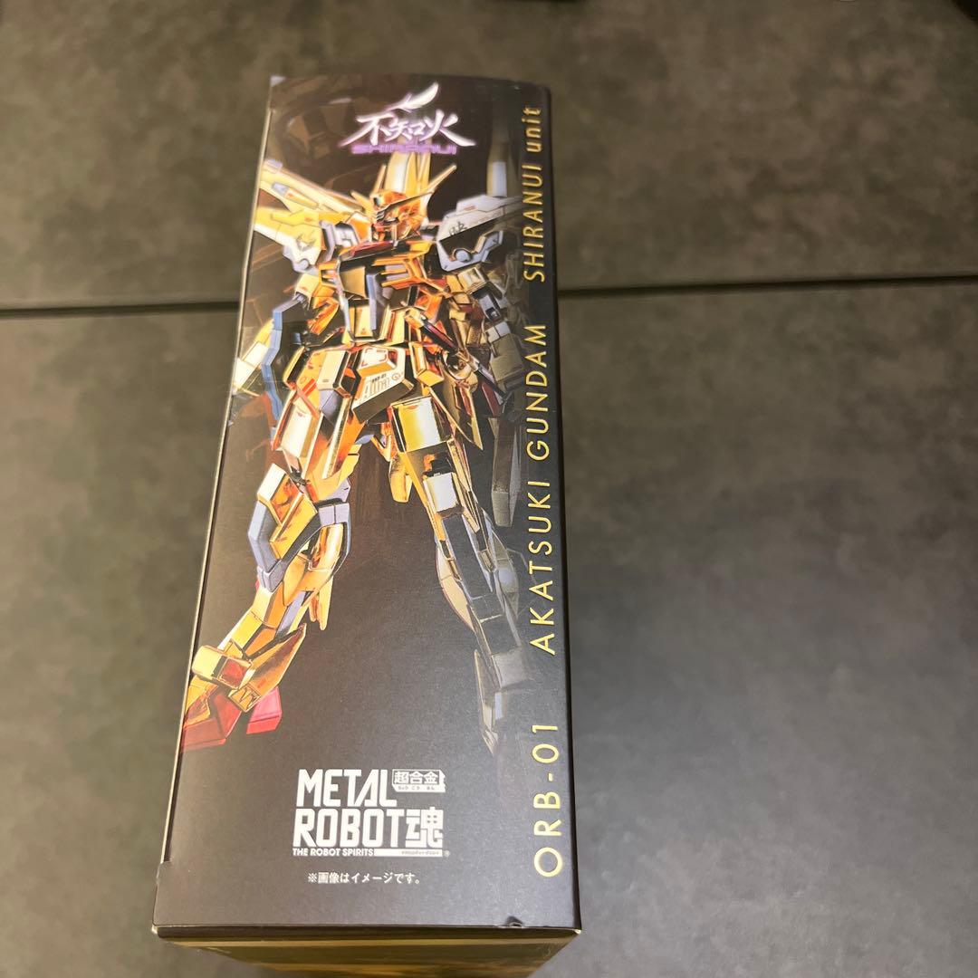 新品未開封　L ROBOT魂SIDE MS アカツキガンダムシラヌイ装備