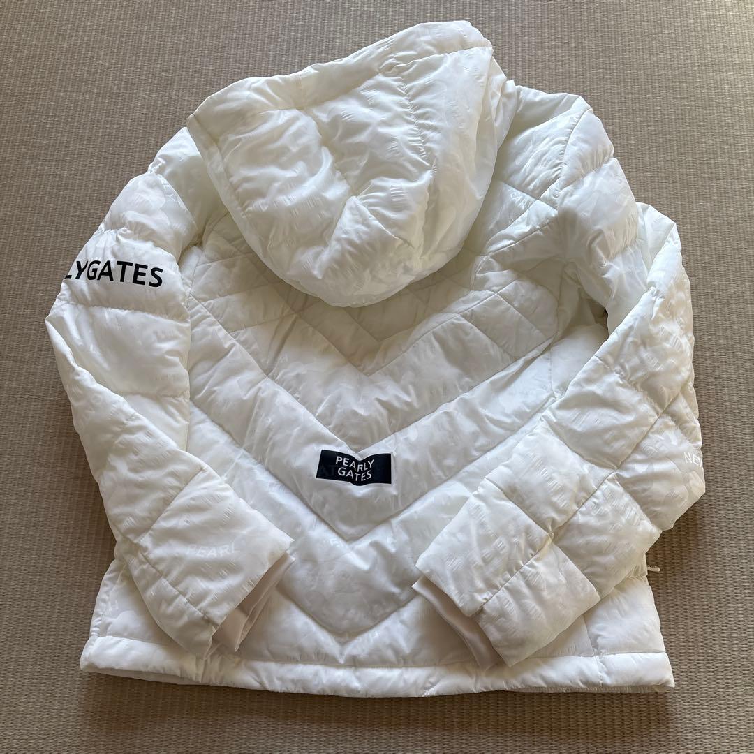 パーリーゲイツ ホワイトダウンジャケット サイズ0