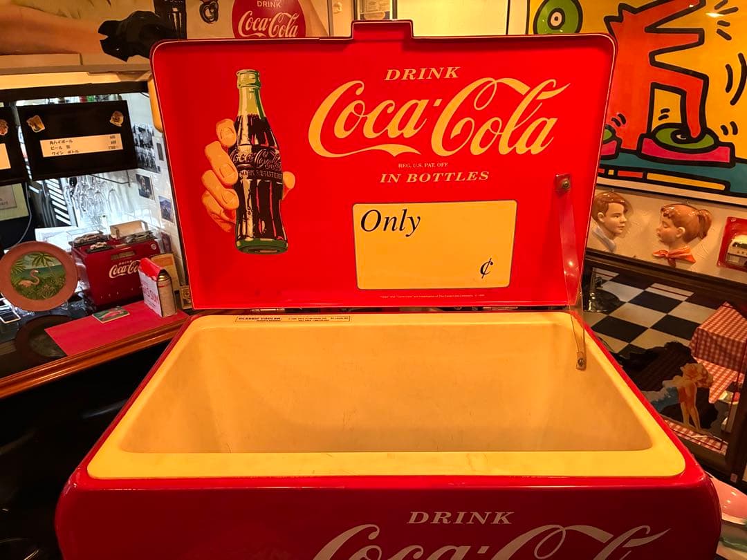 コカコーラ　クーラーボックス　ビンテージ　アメリカン雑貨