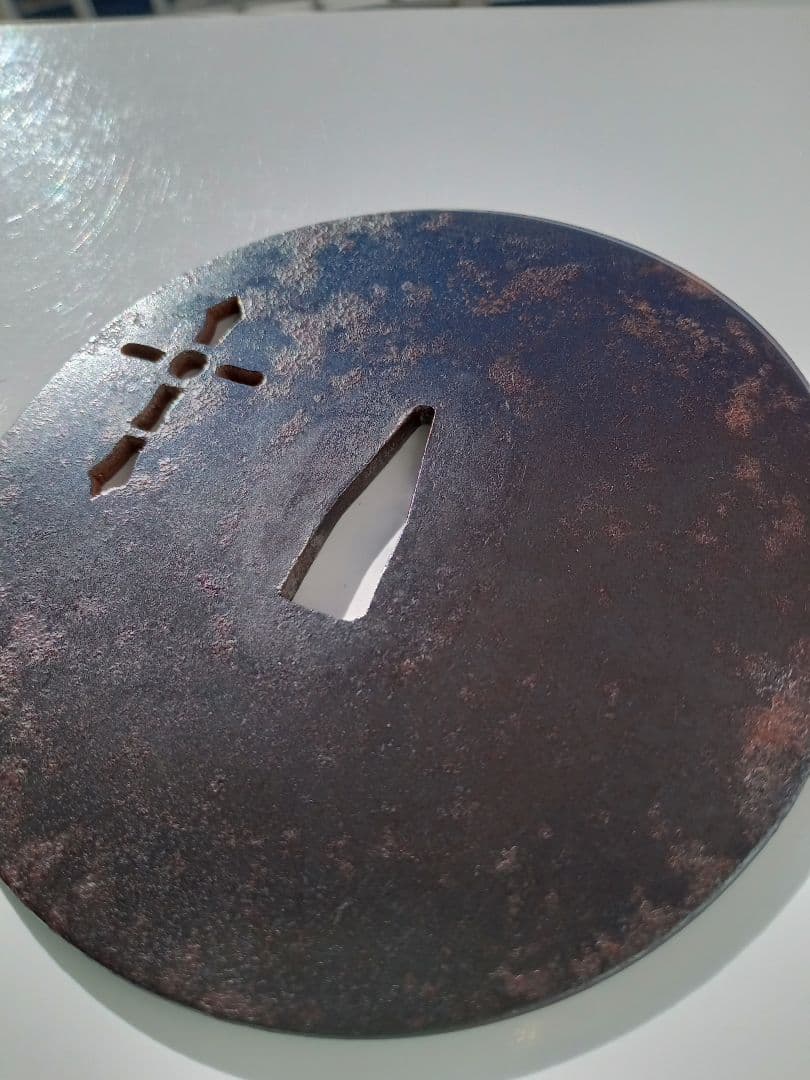 刀匠鐔（キリシタン鍔）　江戸時代初期