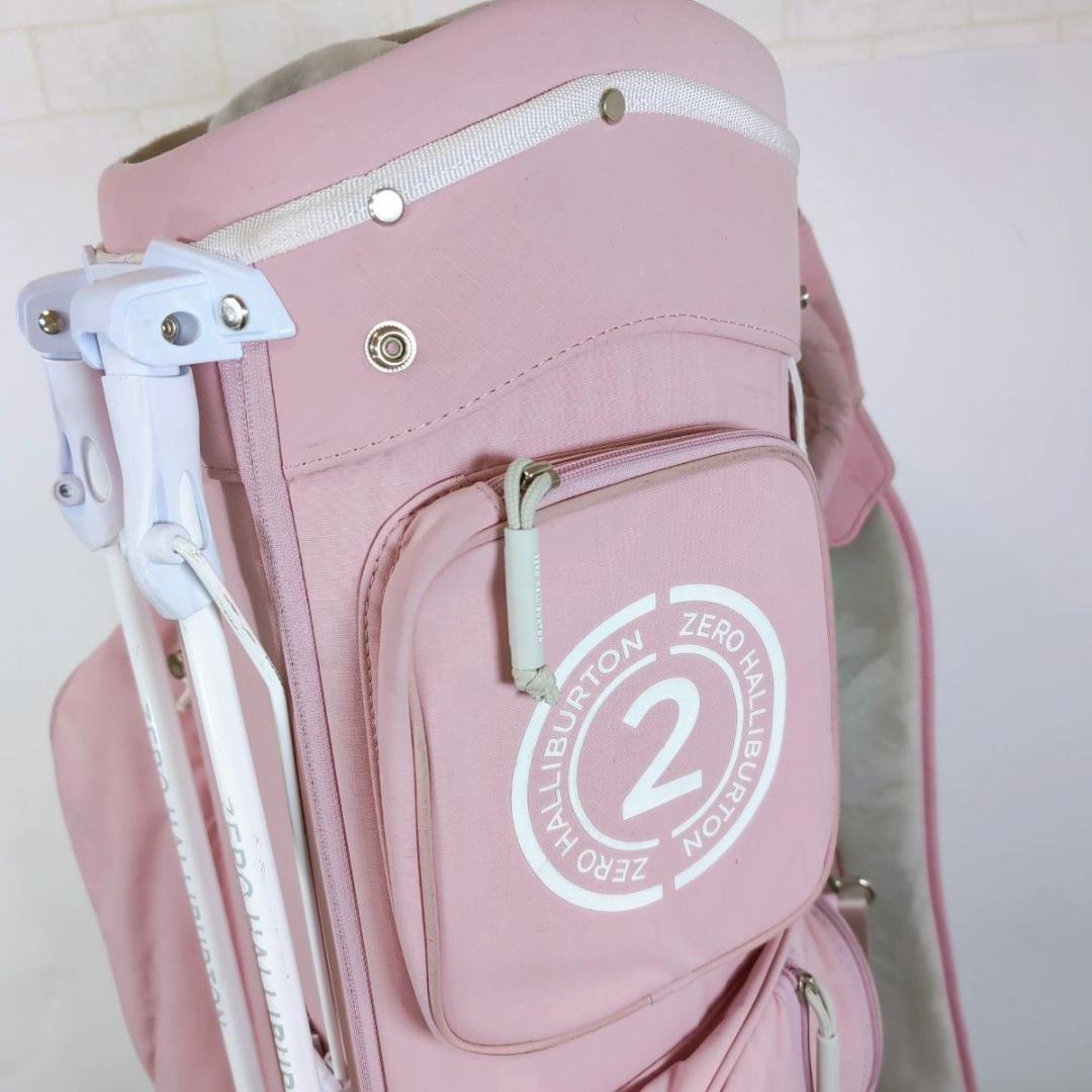 ZERO HALLIBURTON ゼロハリバートン ゴルフキャディバッグ ピンク