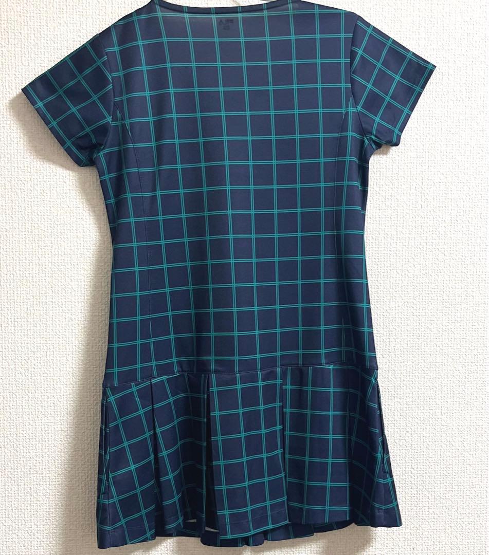 レディース　テニス　FILA フィラワンピース　チェック ウェア Mサイズ超美品