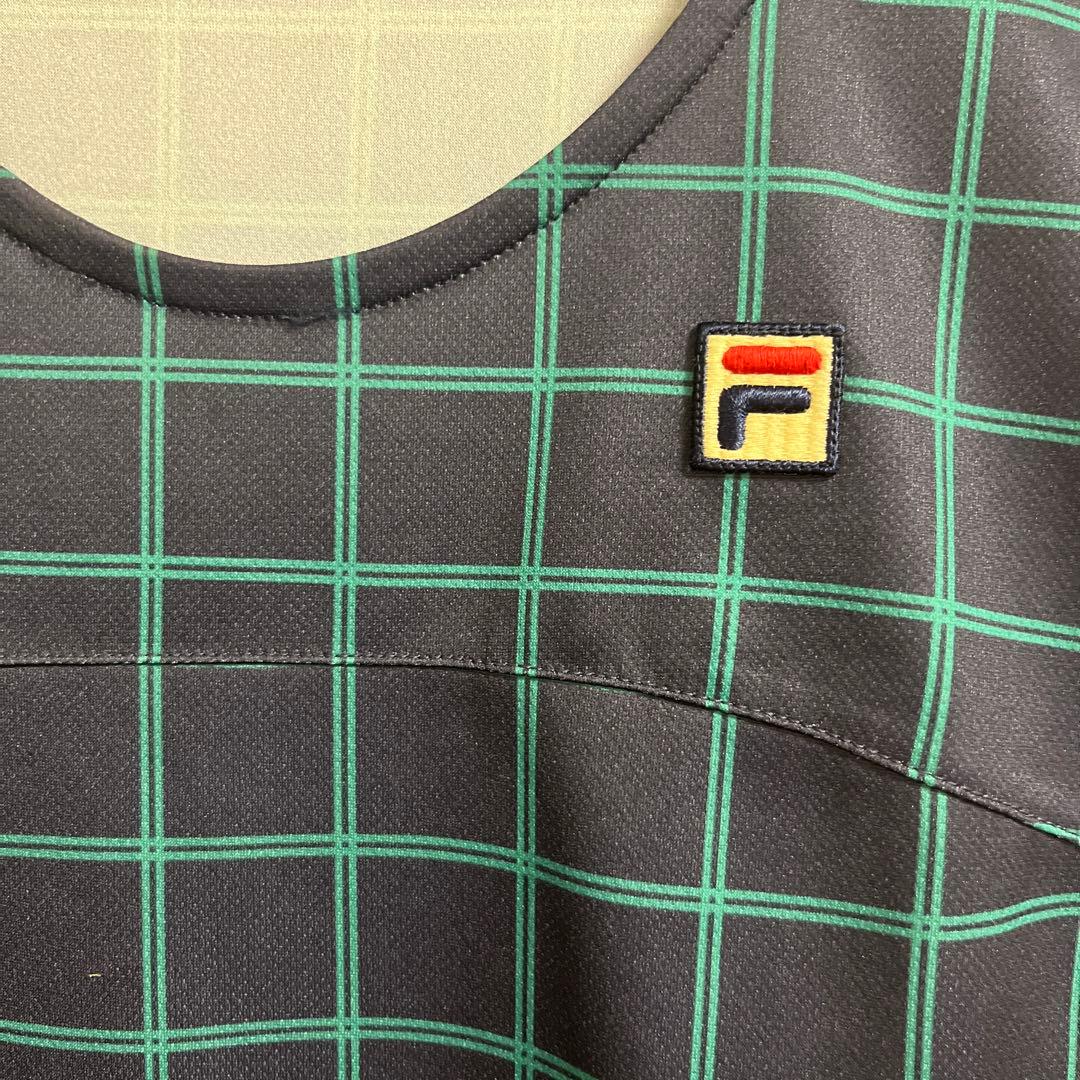 レディース　テニス　FILA フィラワンピース　チェック ウェア Mサイズ超美品