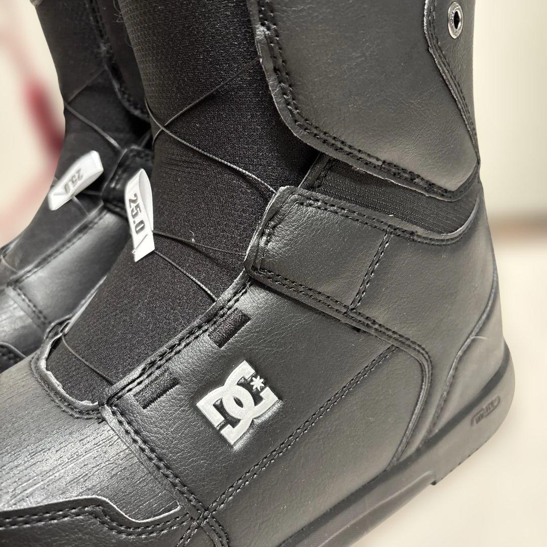 DC スノーボードブーツ ブラック　リーシュコードつき　25センチ　ユニセックス
