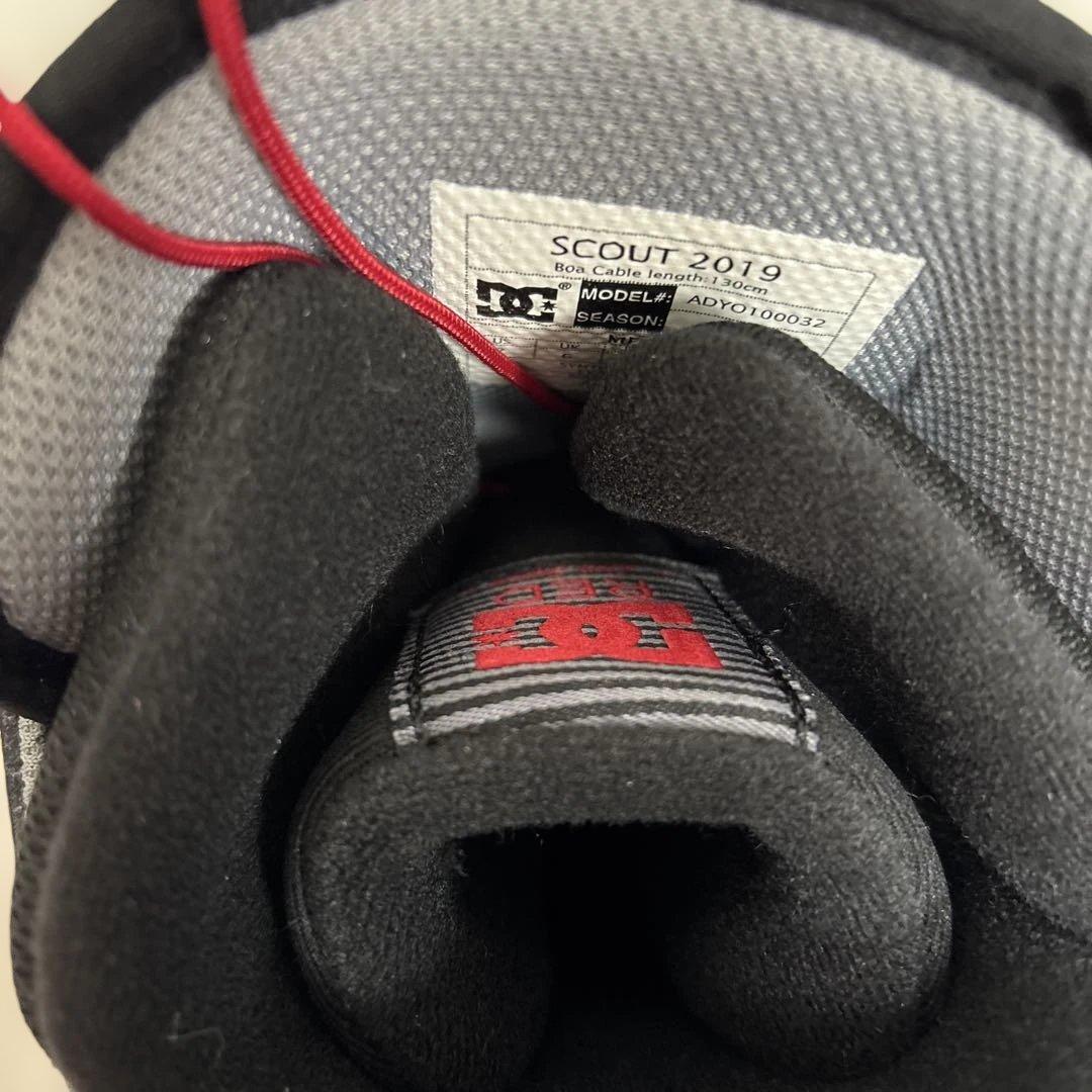 DC スノーボードブーツ ブラック　リーシュコードつき　25センチ　ユニセックス