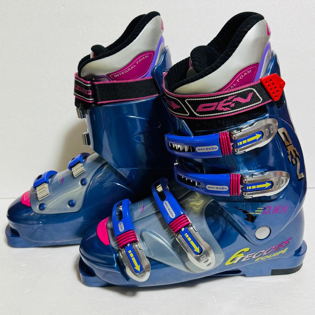 27.5cm GKN スキー ブーツ 青/ピンク