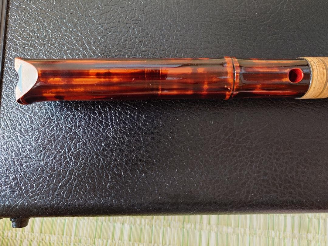 二代目　海老沼竹揚 銘 琴古流　１尺５寸管