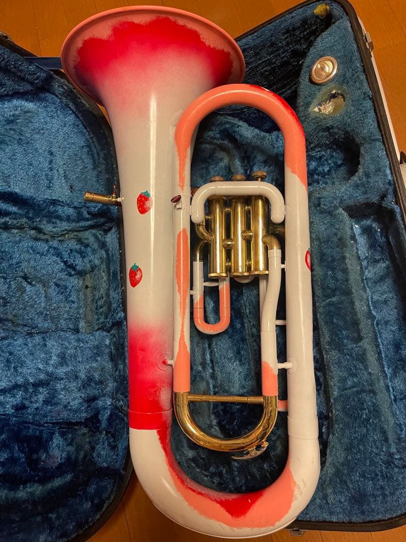 。。YAMAHA YEP-201 B♭管を「いちごパフェ」。