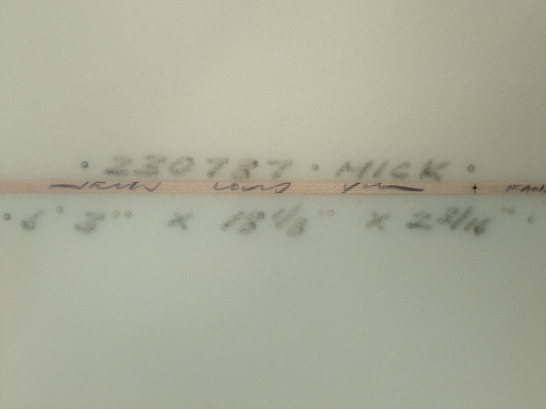 （未使用）tokoro ミックファニング本人向けシェープ 6' 3