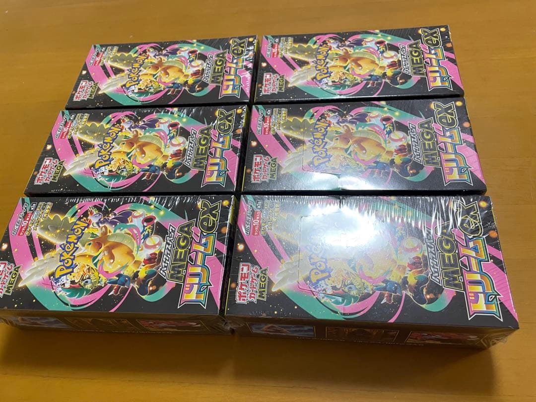 シュリンク付きポケモンカードMEGA ハイクラスパック　ドリーム ex　6BOX