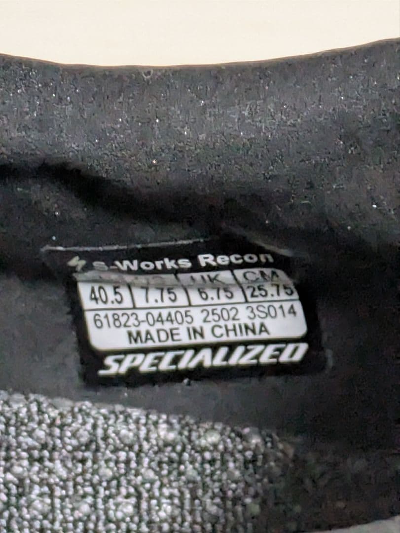 スペシャライズド S-Works Recon シューズ 40.5 ホワイト