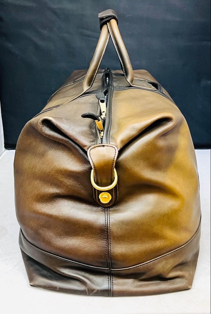 OLD COACH コーチ グラブタンレザー ボストンバッグ ドイツフック