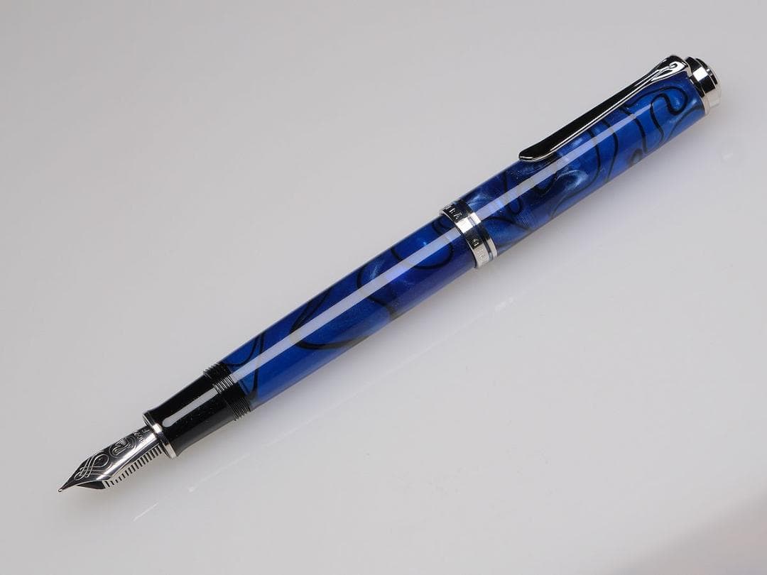 【Amami 新品文具】 Pelikan M805 ブルーデューン　万年筆／F