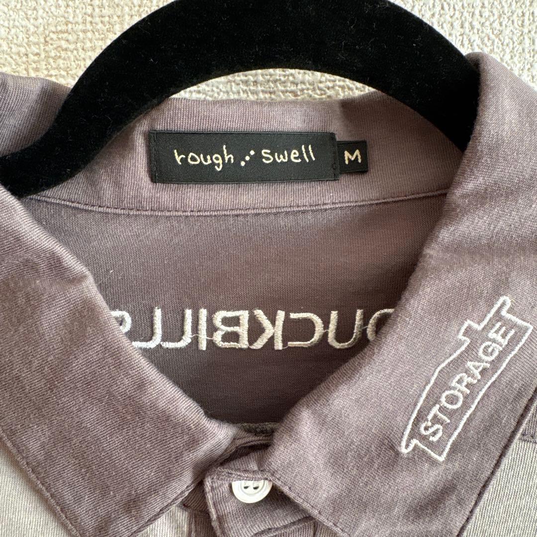 未使用品　rough & swell ポロシャツ Mサイズ グレー ゴルフウェア