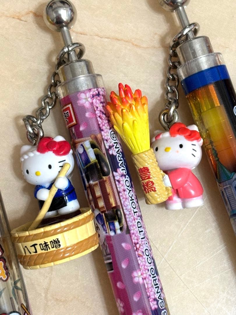 ご当地限定キティシャープペンシル　26本セット