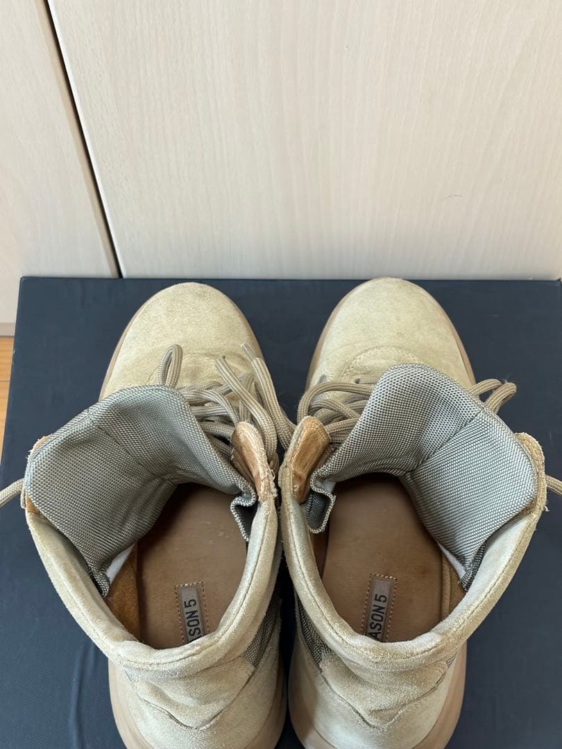 Yeezy season5 スエードブーツ デザートブーツ カニエ・ウェスト