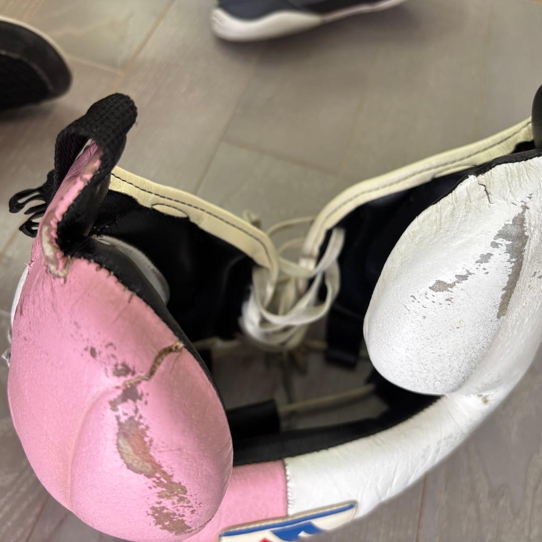 Winning ボクシングヘッドギア ピンク/ホワイト　オーダーカラー　特注