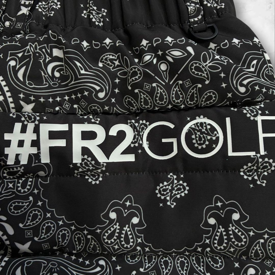 【タグ付き】#FR2 GOLF ゴルフ 中綿スカート レディース ペイズリー柄