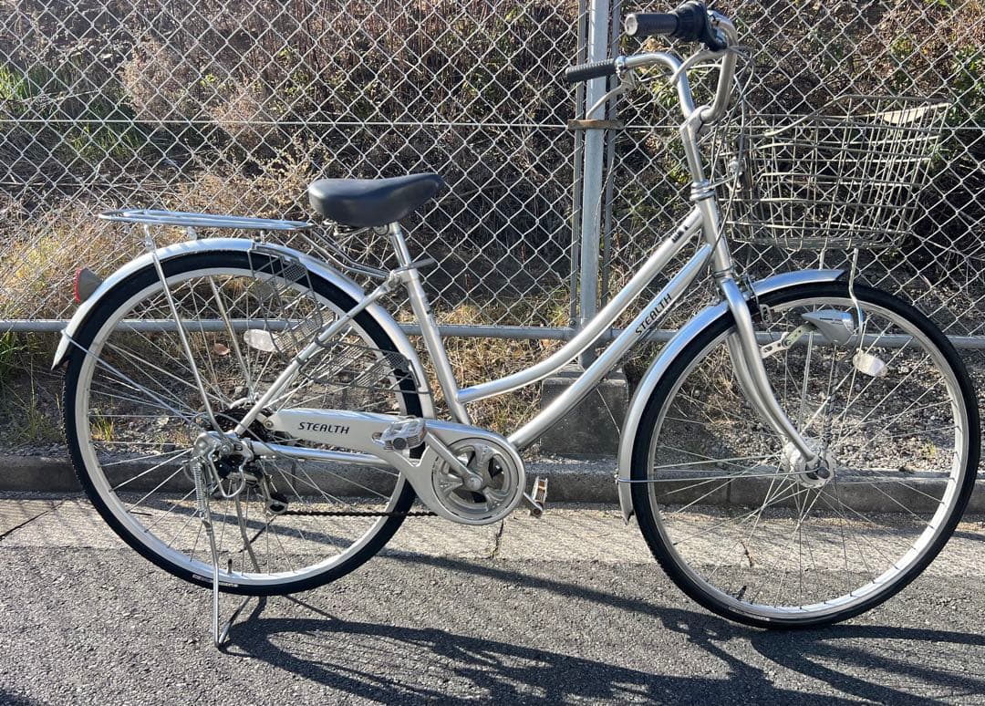 サイクル自転車27インチオートライト付き関東圏配送可能