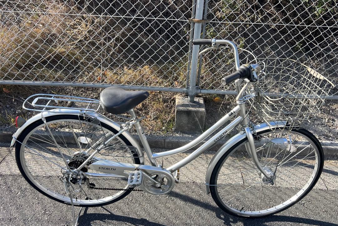 サイクル自転車27インチオートライト付き関東圏配送可能
