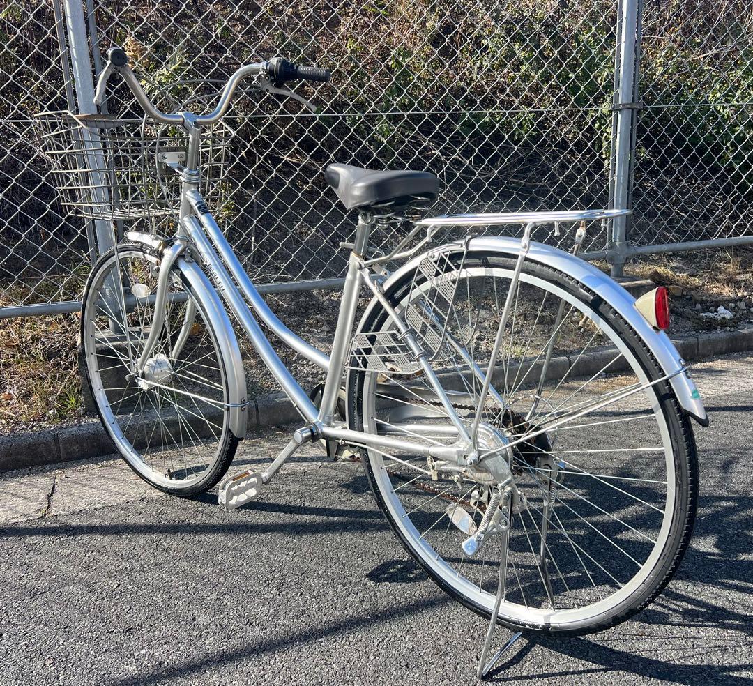 サイクル自転車27インチオートライト付き関東圏配送可能