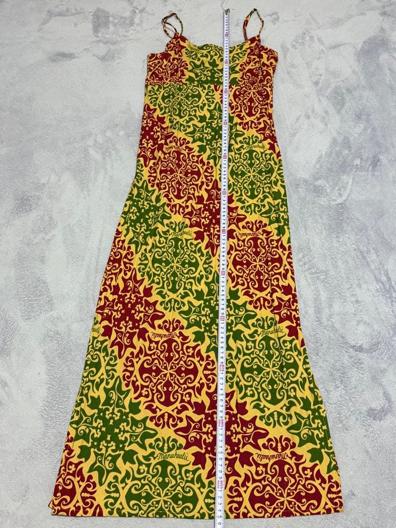 Manuheali'i　マヌヘアリィ　キャミワンピ　レーヨン　XSサイズ　フラ