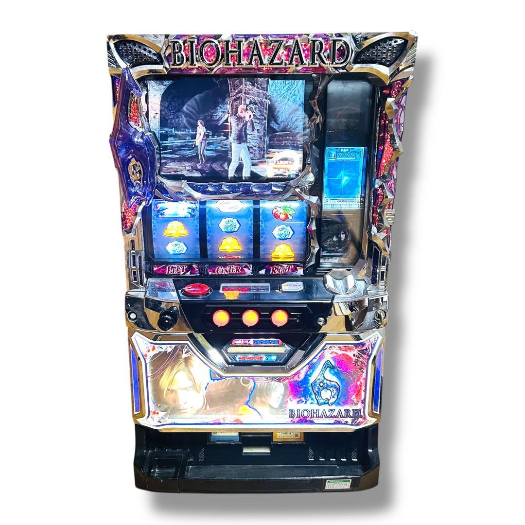 【自宅配送ok】BIOHAZARD6 パチスロ 実機 5号機 不要機付き