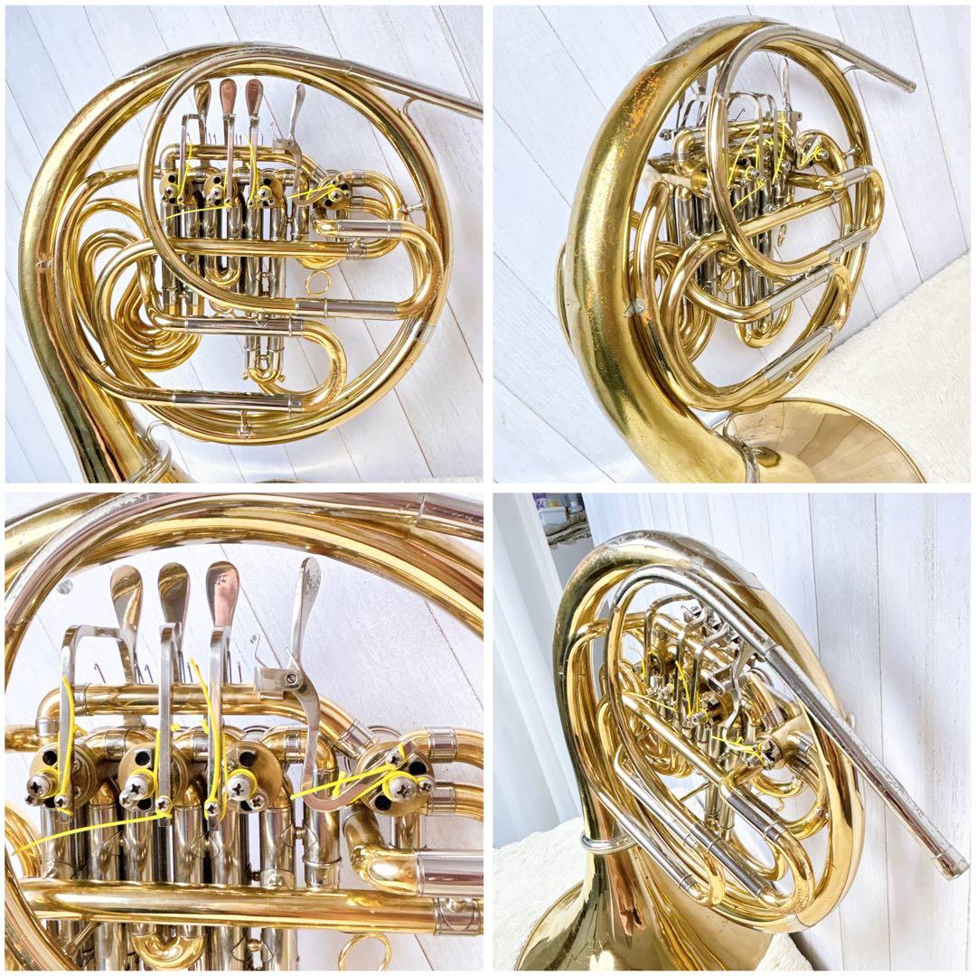 YAMAHA YHR-663 フルダブルホルン マウスピース付き