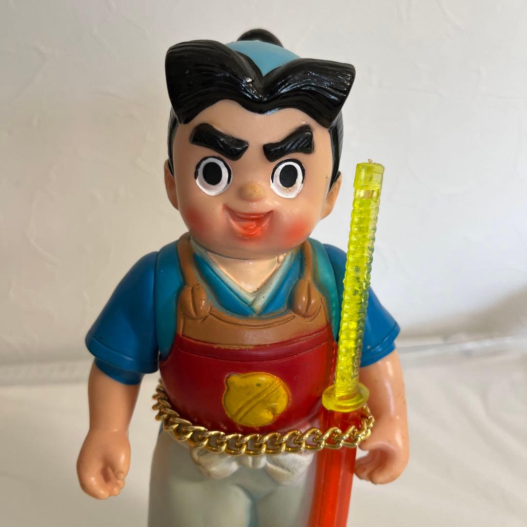 ⚠️レア　赤胴鈴之助　パチソフビ　無版権　昭和レトロ　ヴィンテージ