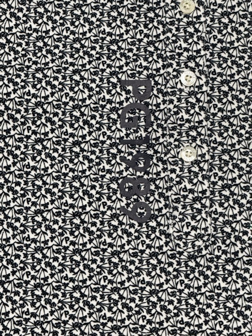 パーリーゲイツ ストレッチ綾ドット半袖ポロシャツ サイズ0 新品 本物 春夏