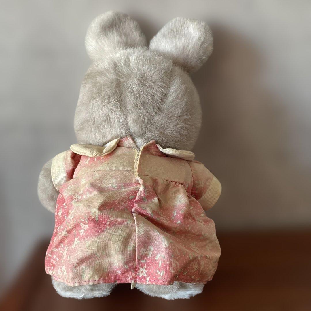 サンアロー製　うさぎのラッキー　ぬいぐるみ　レトロ