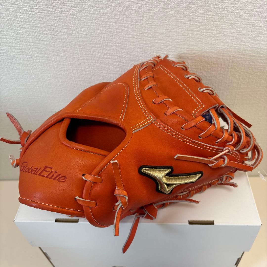 ミズノ　硬式用　キャッチャーミット　定価63,800円　高校野球対応　號
