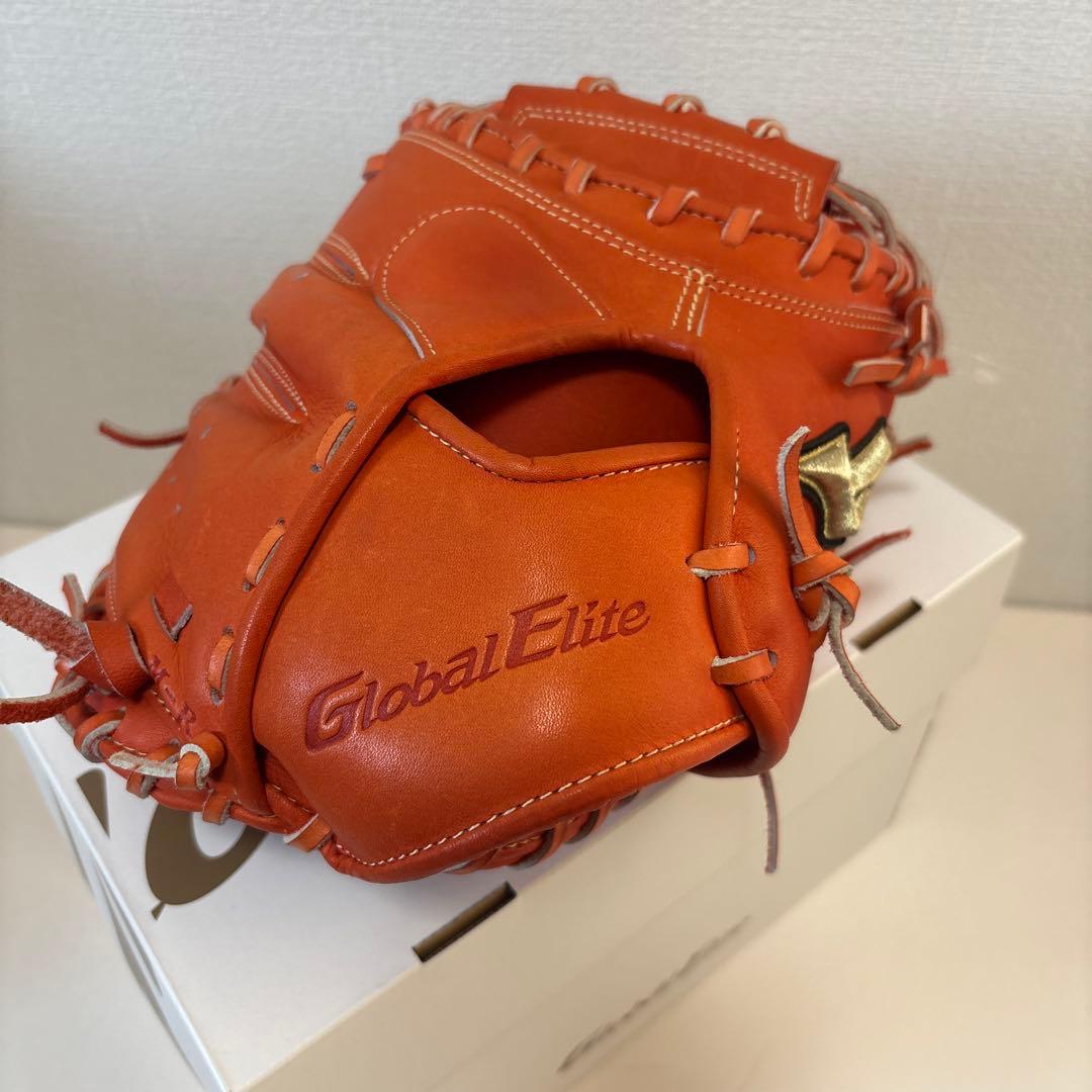 ミズノ　硬式用　キャッチャーミット　定価63,800円　高校野球対応　號