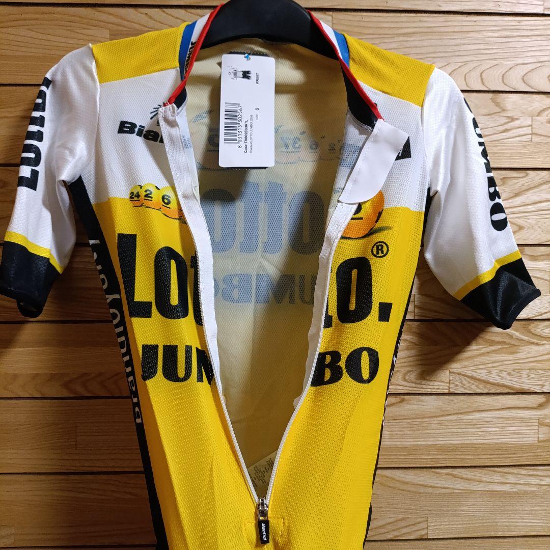 支給品　Lotto Jumbo　ロードスーツ　オランダナショナルチャンピオン