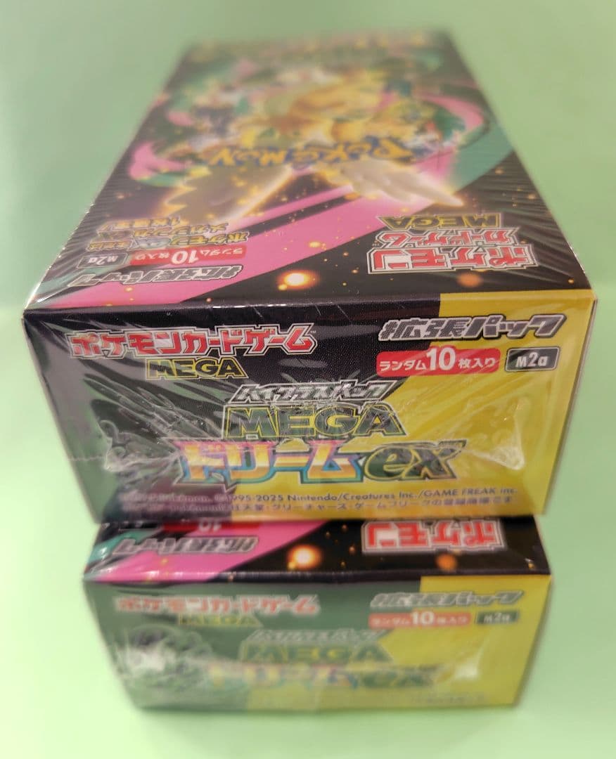 新品　ポケモンカードゲームMEGA ドリームex　2BOX　シュリンクあり